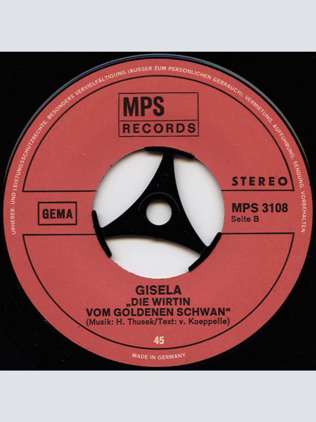 Vinyl / Gisela* - Kommen Sie In Meinen Massagesalon / Die Wirtin Vom Goldenen Schwan