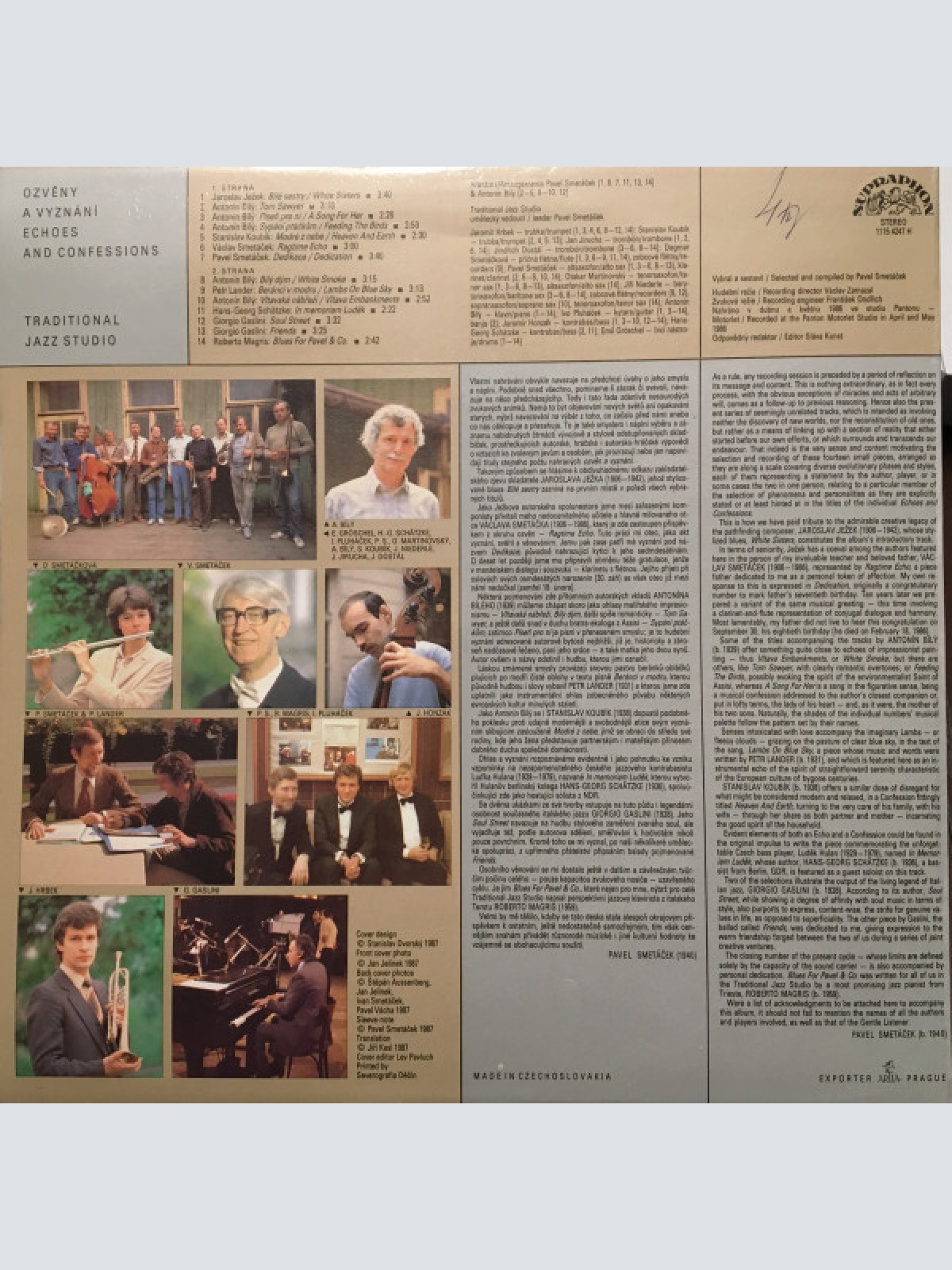 Vinyl / Traditional Jazz Studio - Ozvěny A Vyznání - Echoes And Confessions