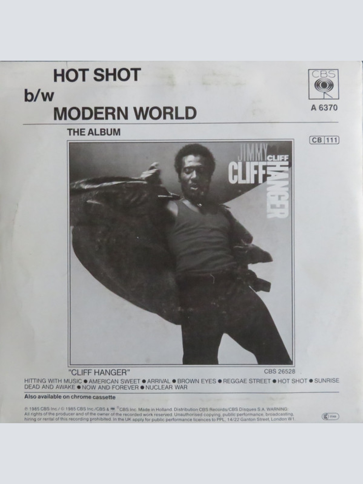 Vinyl / Jimmy Cliff - Hot Shot