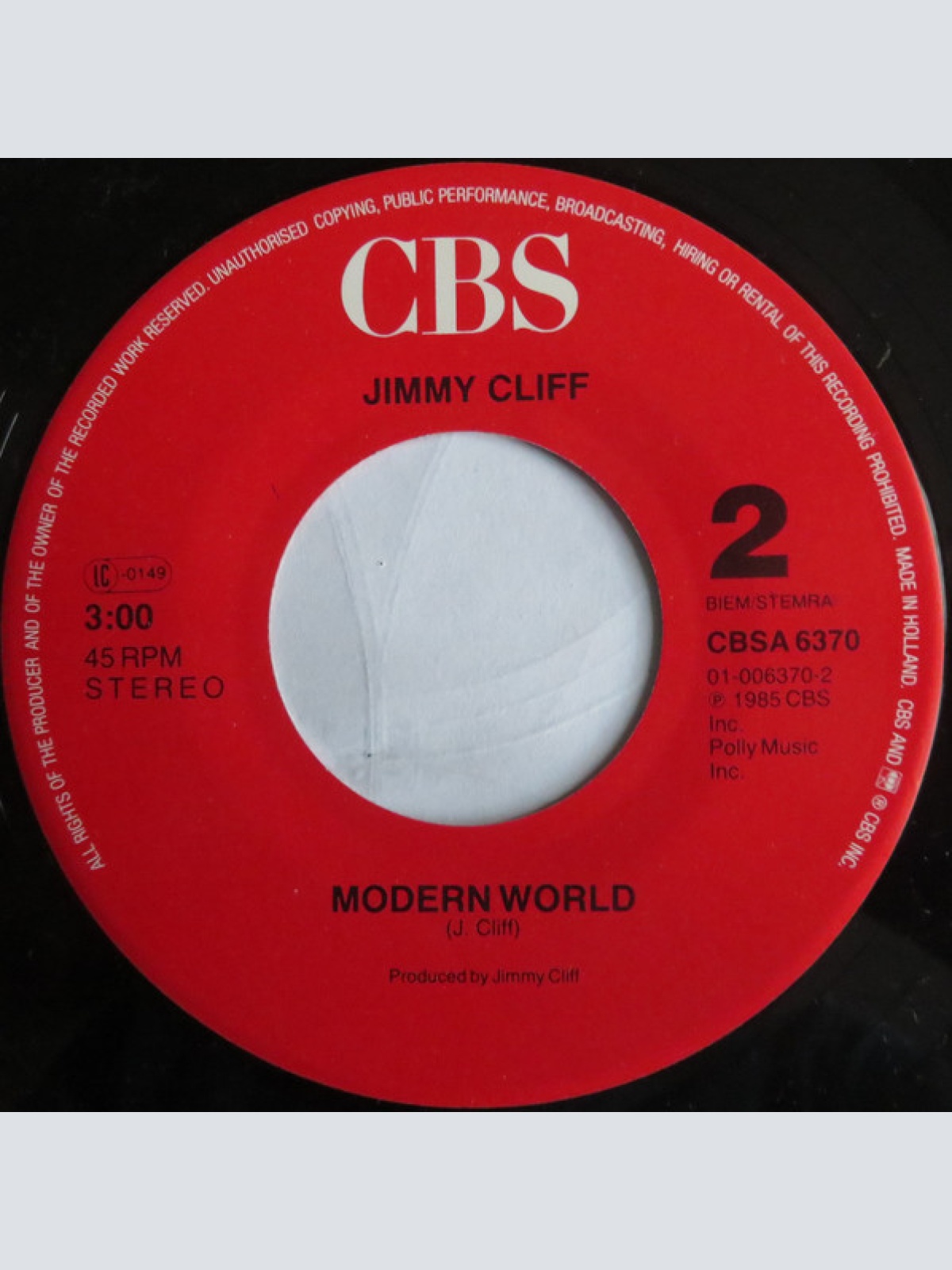 Vinyl / Jimmy Cliff - Hot Shot