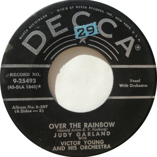 Vinyl / Judy Garland - Dear Mr. Gable:  You Made Me Love You / Over The Rainbow