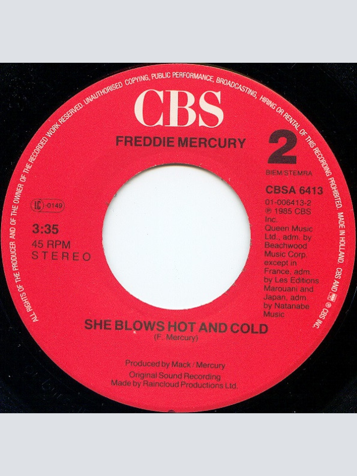 Vinyl / Freddie Mercury - Made In Heaven (Remix)