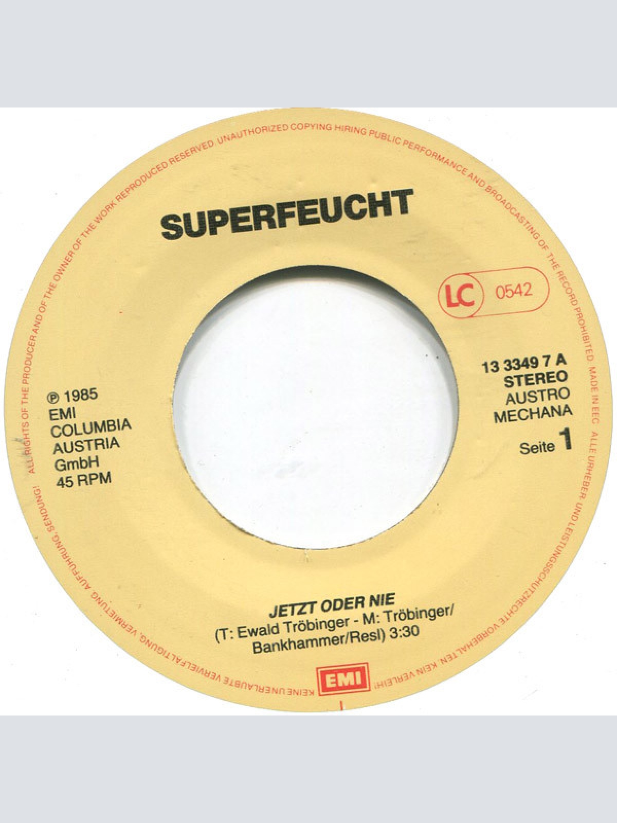 Vinyl / Superfeucht - Jetzt Oder Nie