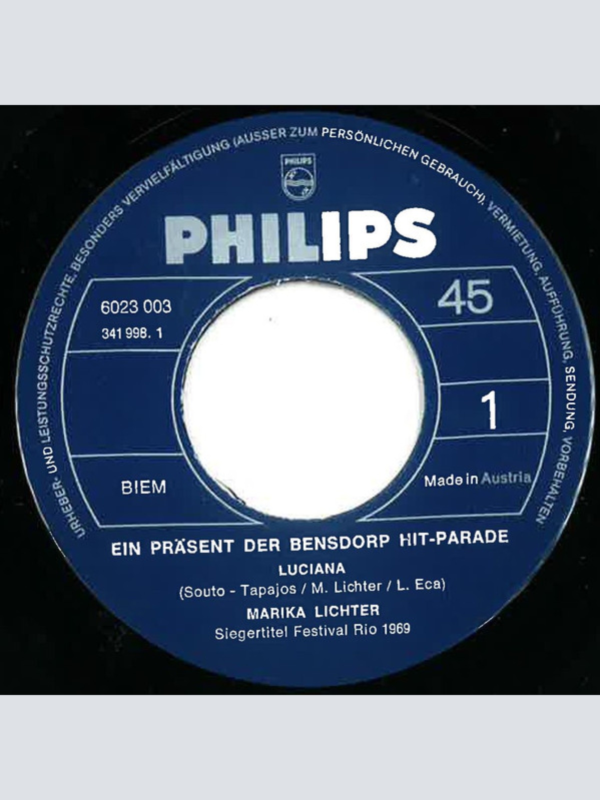 Vinyl / Marika Lichter - Luciana