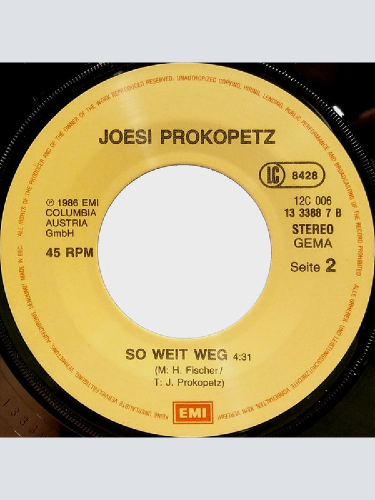 Vinyl / Joesi Prokopetz - Sind Sie Single?