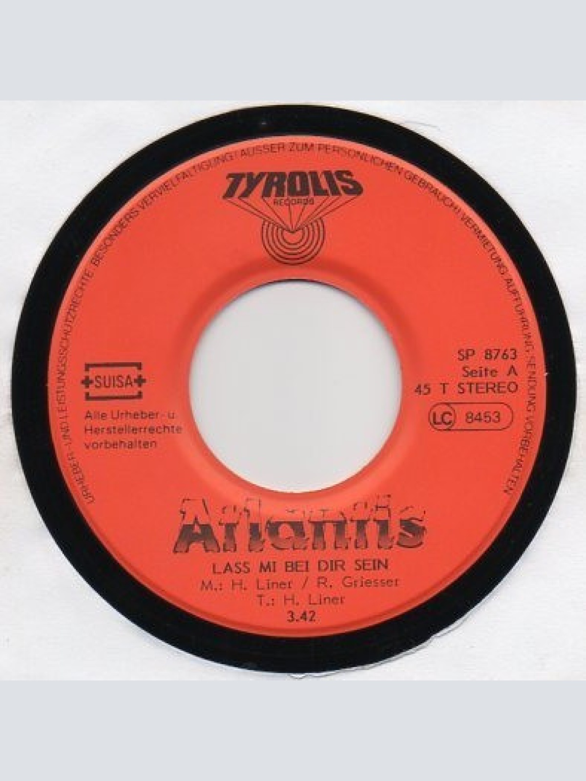 Vinyl / Atlantis (20) - Lass Mi Bei Dir Sein