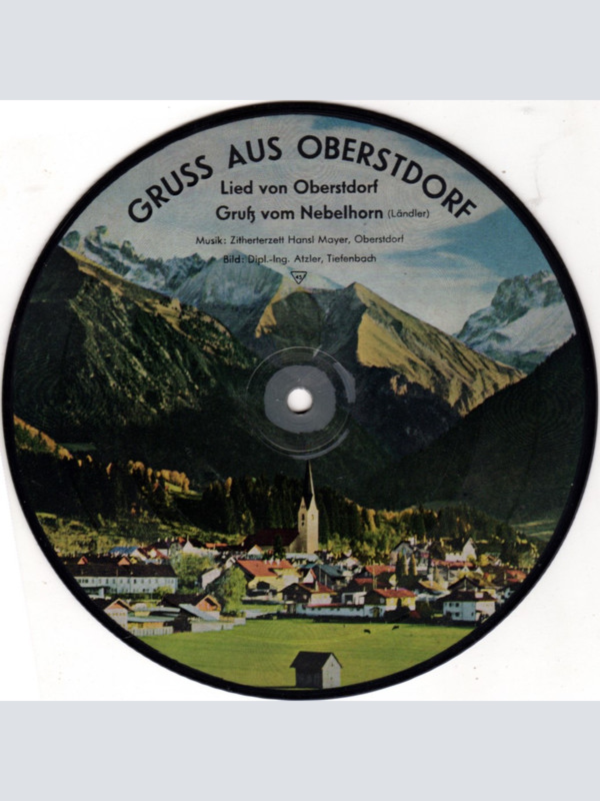 Vinyl / Zitherterzett Hansl Mayer - Gruss Aus Oberstdorf