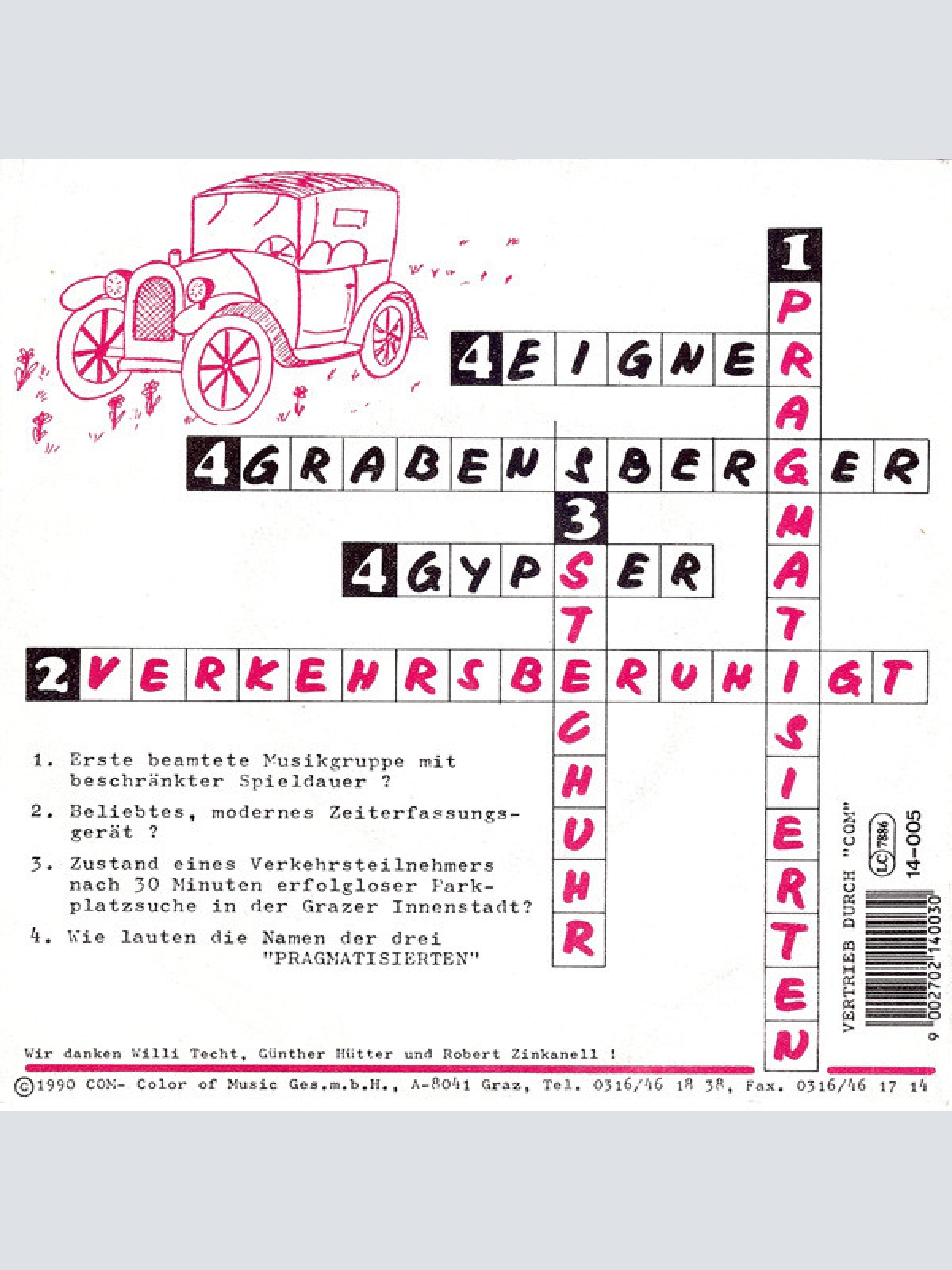 Vinyl / Die Pragmatisierten - Verkehrsberuhigt