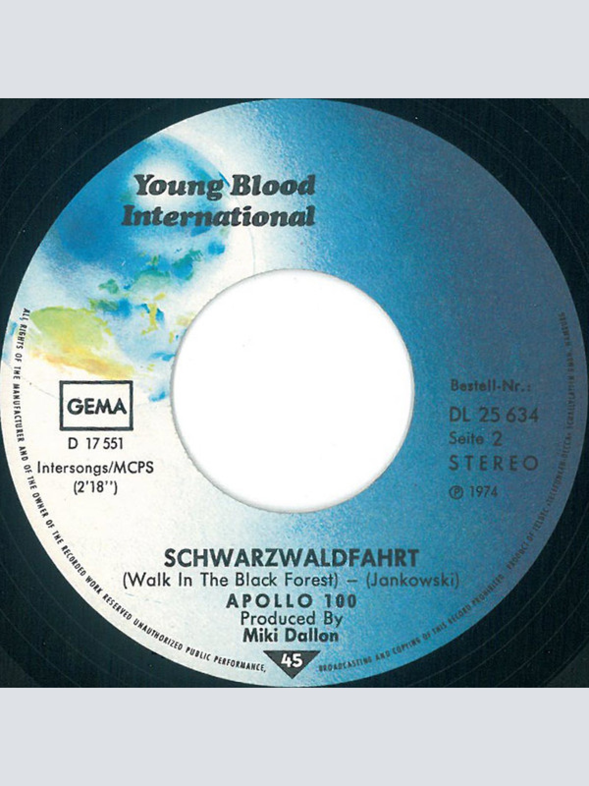 Vinyl / Apollo 100 - Hoch Auf Dem Gelben Wagen