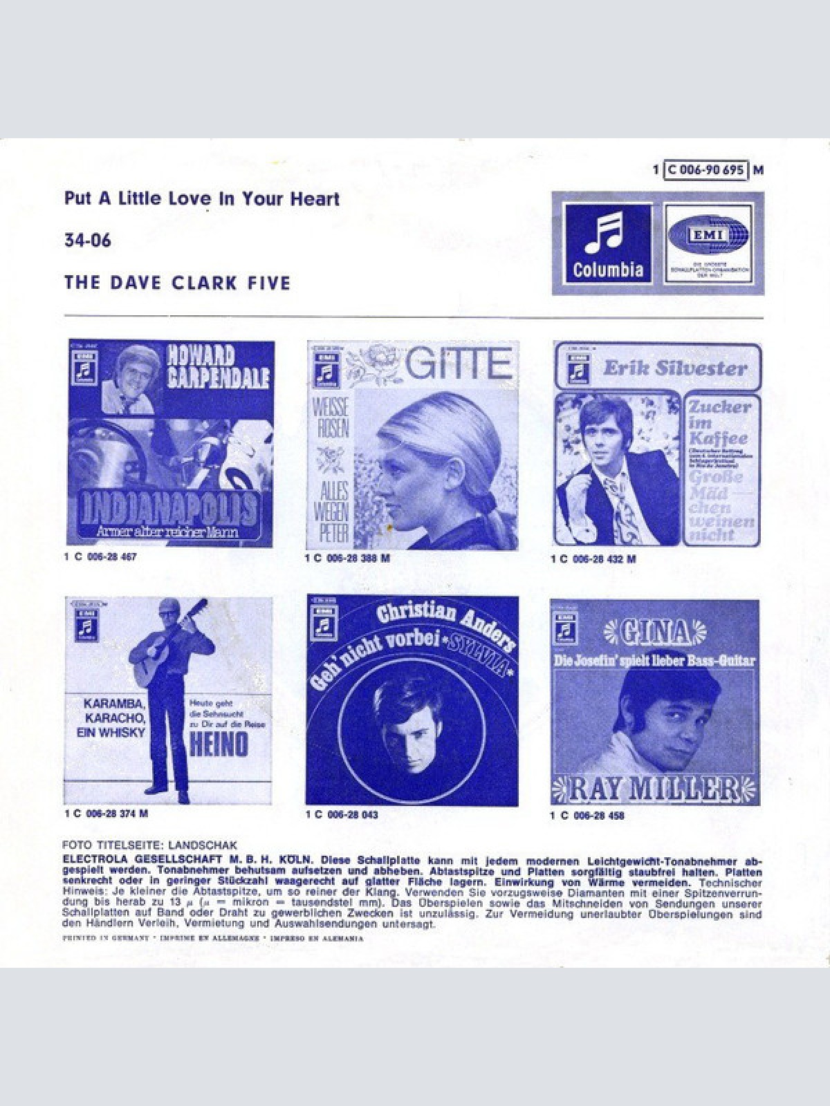 Vinyl / The Dave Clark Five - Put A Little Love In Your Heart / 34-06