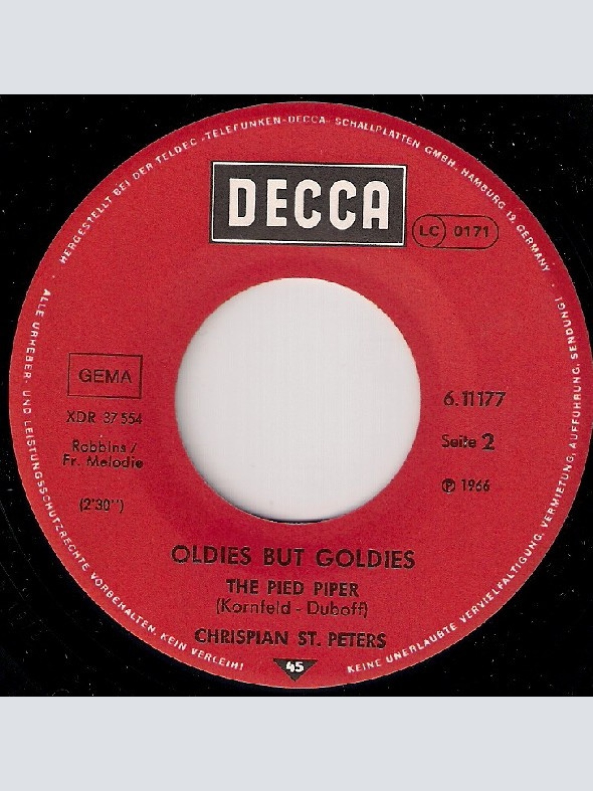 Vinyl / Chrispian St. Peters* - You Were On My Mind / Pied Piper