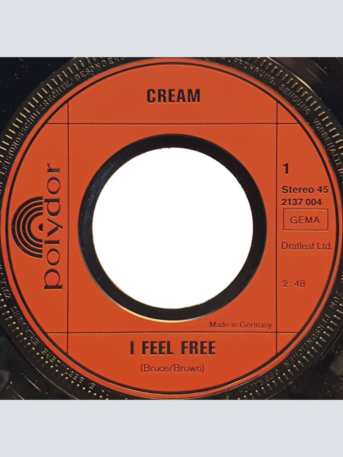 Vinyl / Cream (2) - Die Grossen Vier