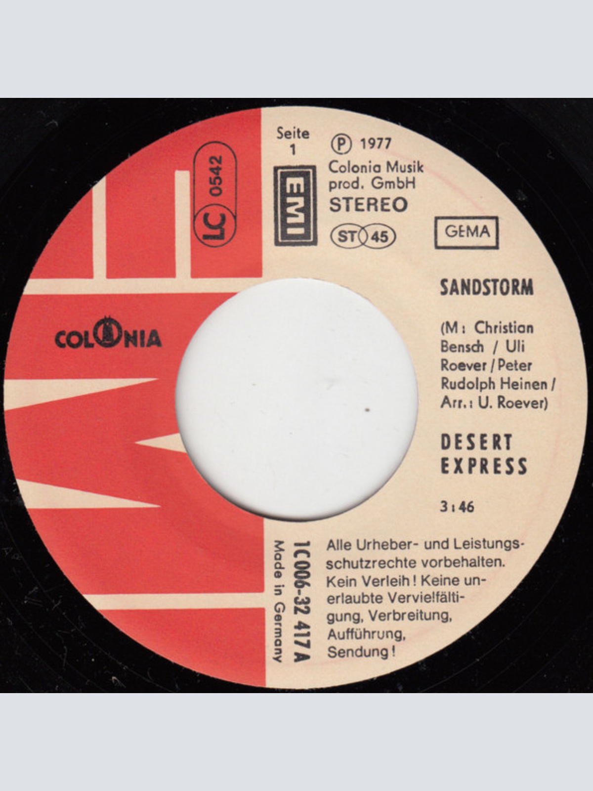 Vinyl / Desert Express - Sandstorm