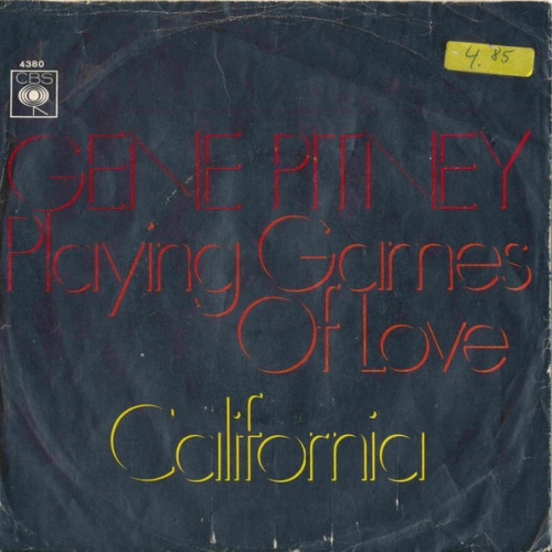 Vinyl / Gene Pitney - Playing Games Of Love / California
