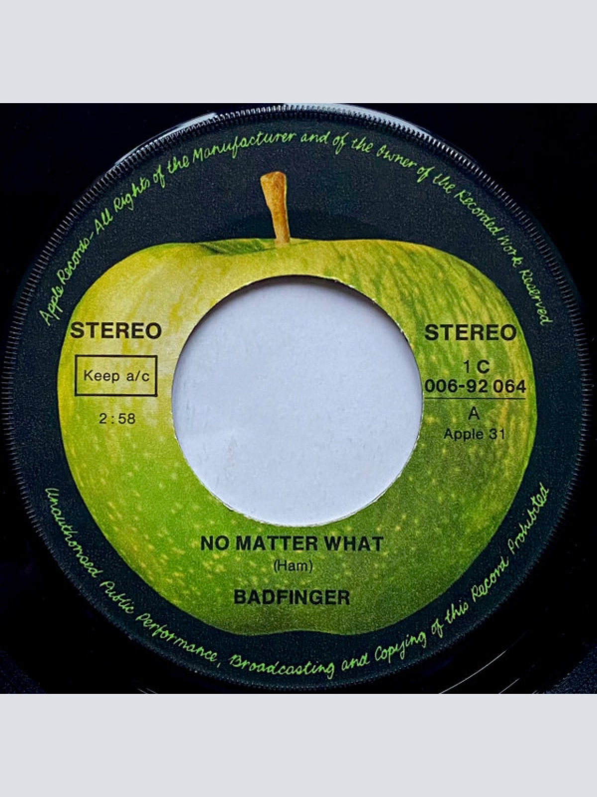 Vinyl / Badfinger - No Matter What