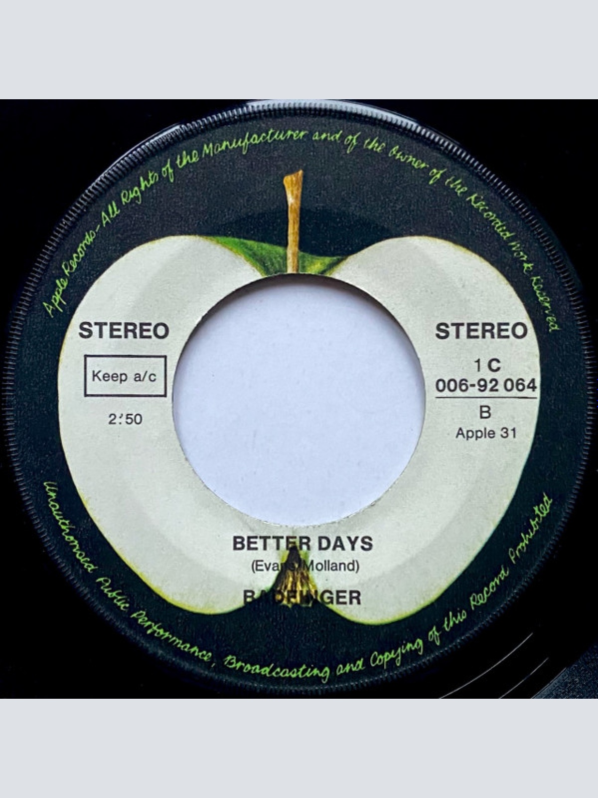 Vinyl / Badfinger - No Matter What