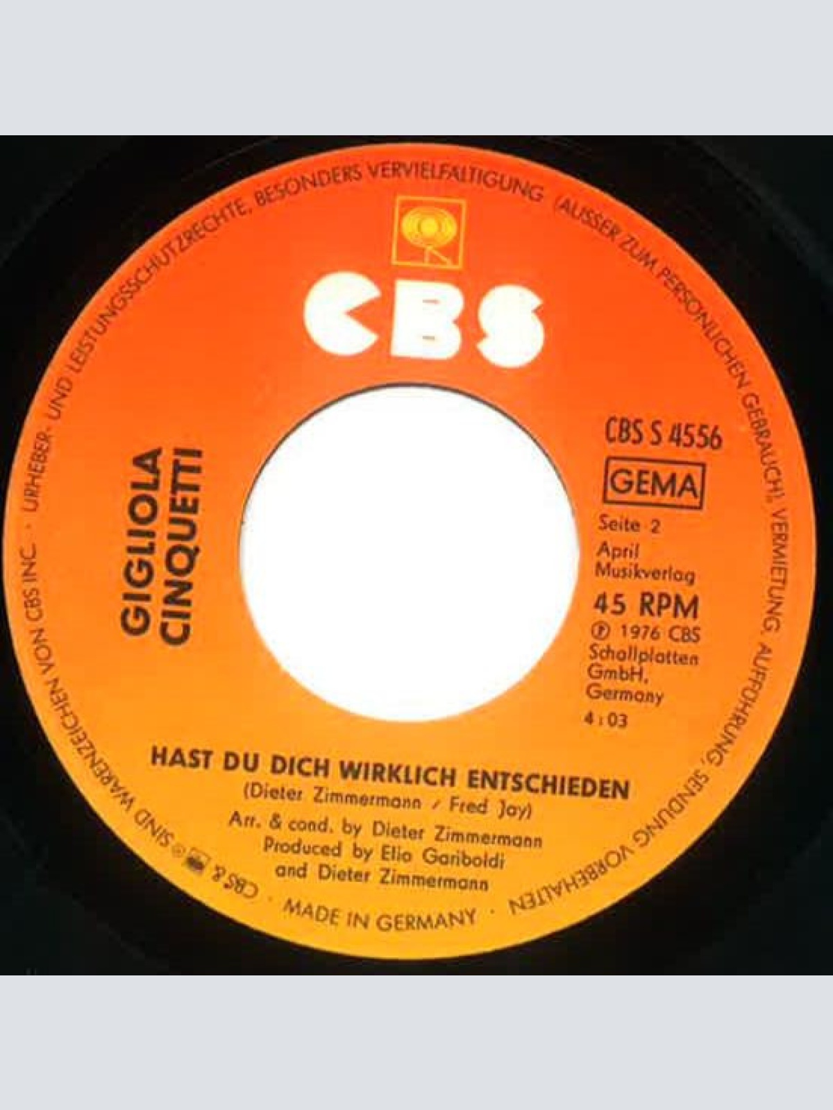 Vinyl / Gigliola Cinquetti - Unser Sommer Der Liebe