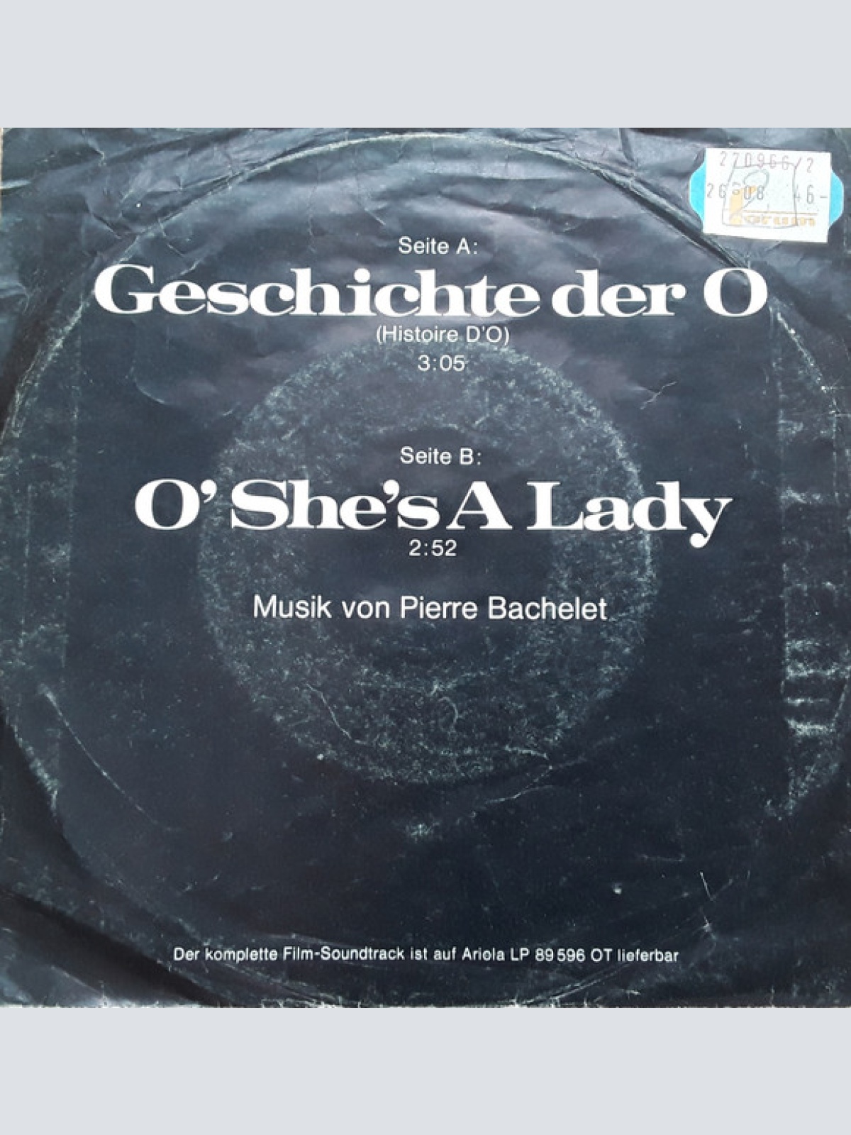Vinyl / Pierre Bachelet - Geschichte Der O