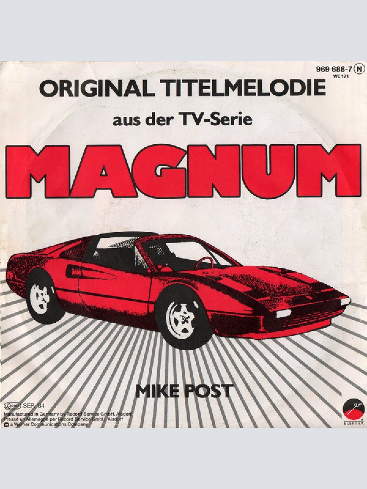Vinyl / Mike Post - Original Titelmelodie Aus Der TV-Serie Magnum