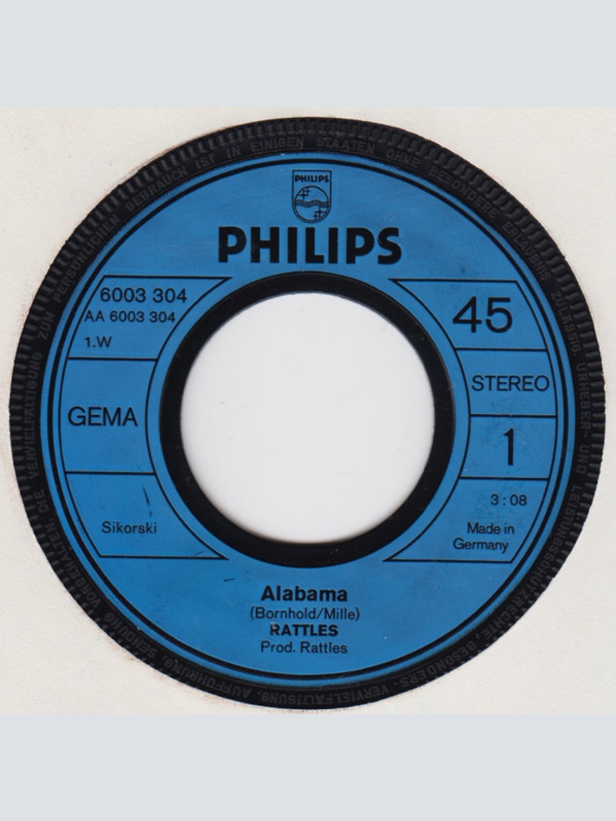 Vinyl / Rattles* - Alabama