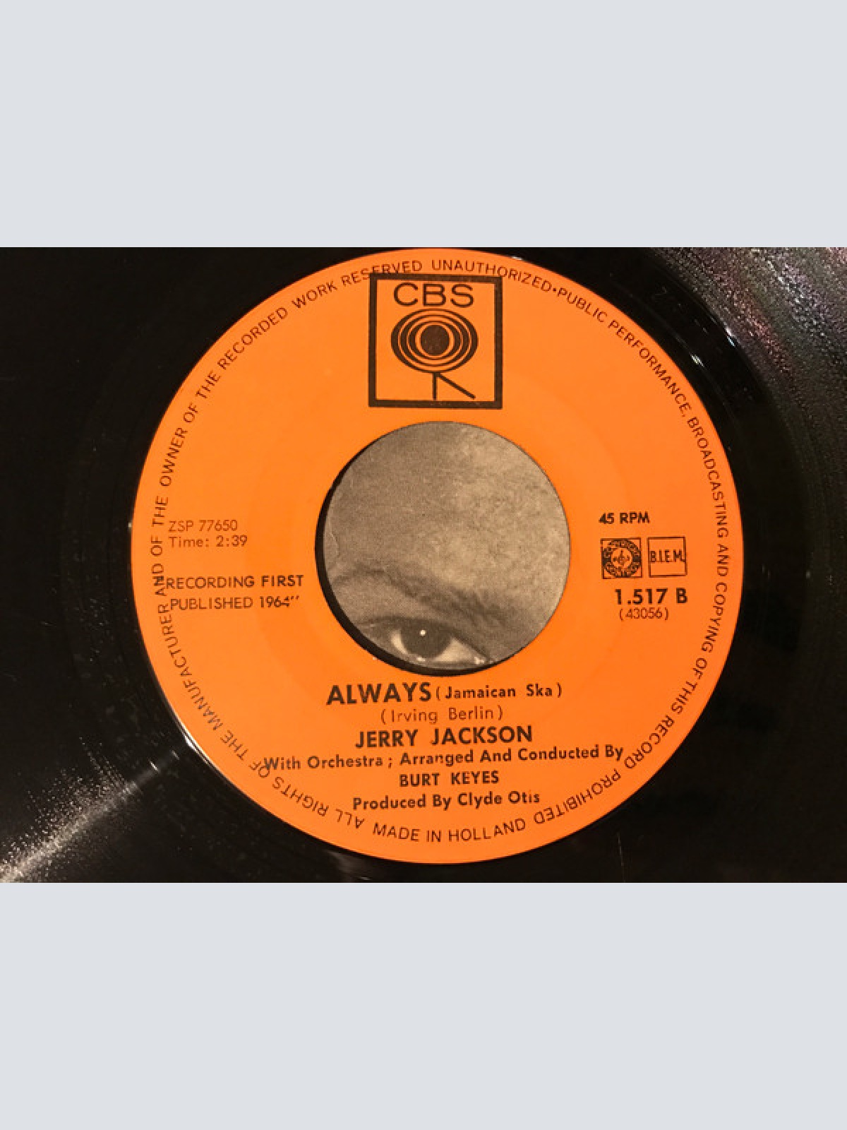 Vinyl / Jerry Jackson - Shrimp Boats / Always