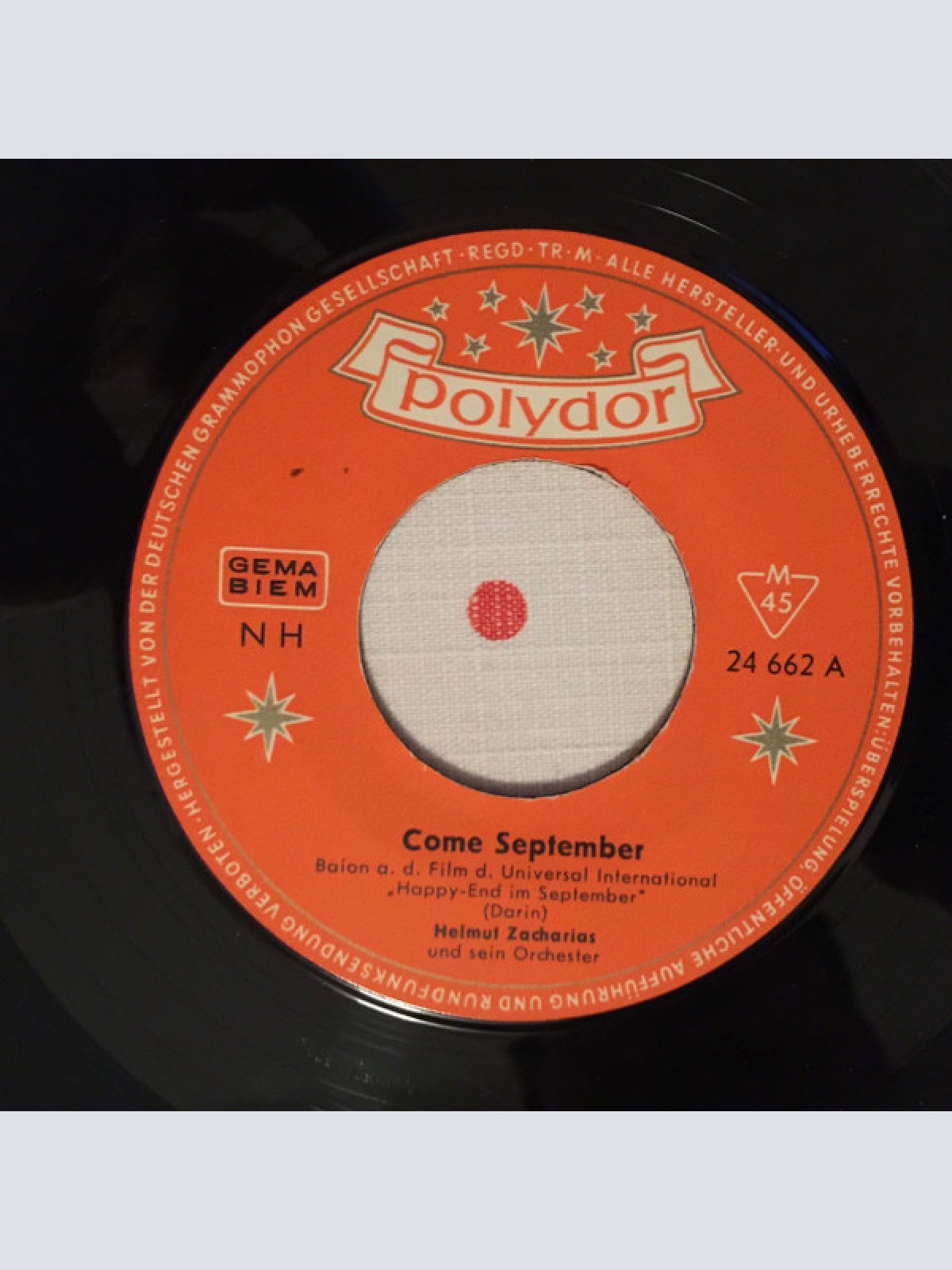 Vinyl / Helmut Zacharias Und Sein Orchester* - Come September