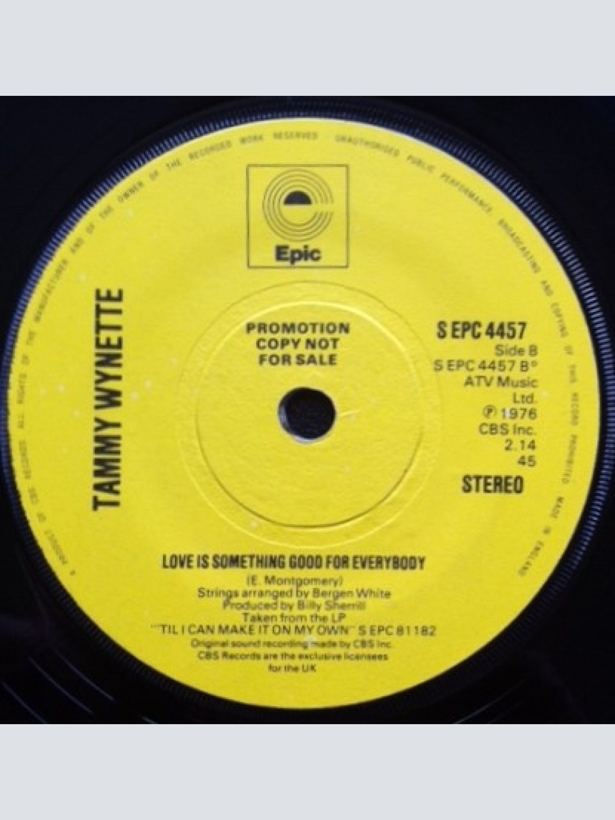 Vinyl / Tammy Wynette - 'Til I Can Make It On My Own