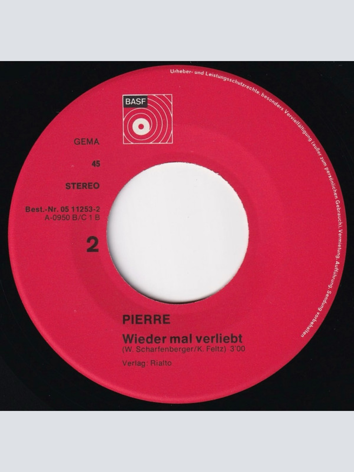 Vinyl / Pierre (26) - Symphonie Der Liebe / Wieder Mal Verliebt