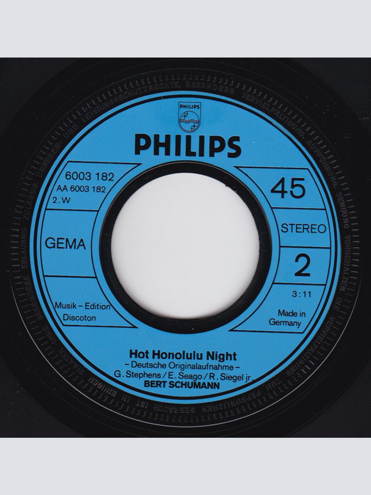 Vinyl / Bert Schumann - Der Reichste Mann Der Welt