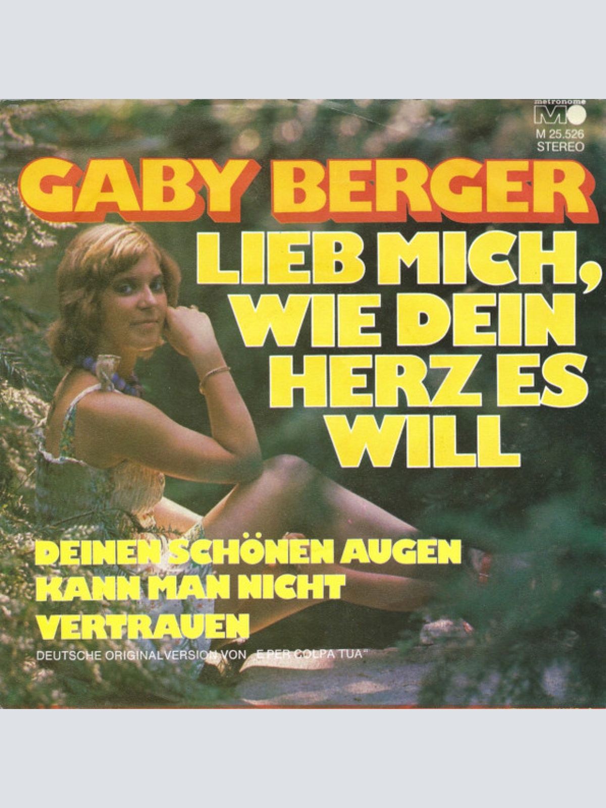 Vinyl / Gaby Berger - Lieb Mich, Wie Dein Herz Es Will
