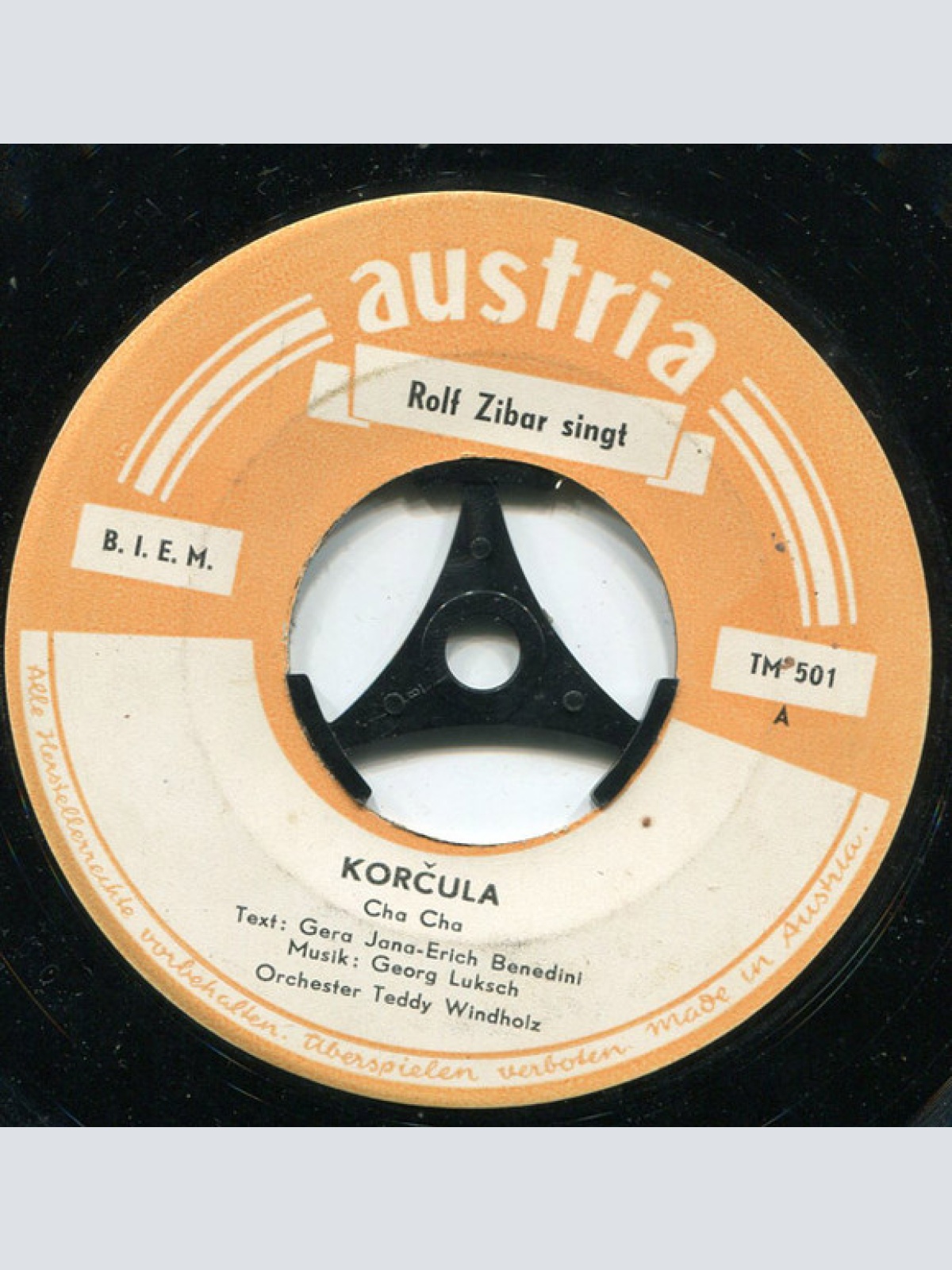 Vinyl / Rolf Zibar - Korčula