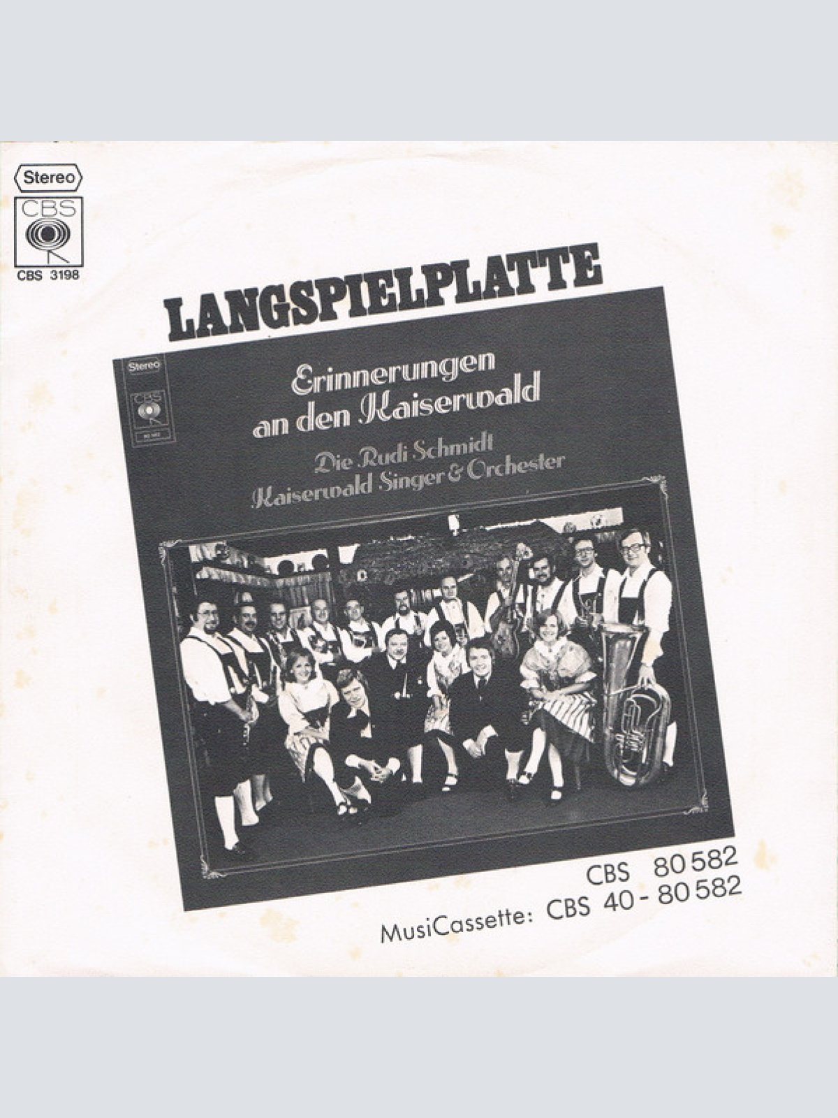 Vinyl / Die Rudi Schmidt Kaiserwald Singer & Orchester - Egerländer Lieder Sind Frohe Lieder