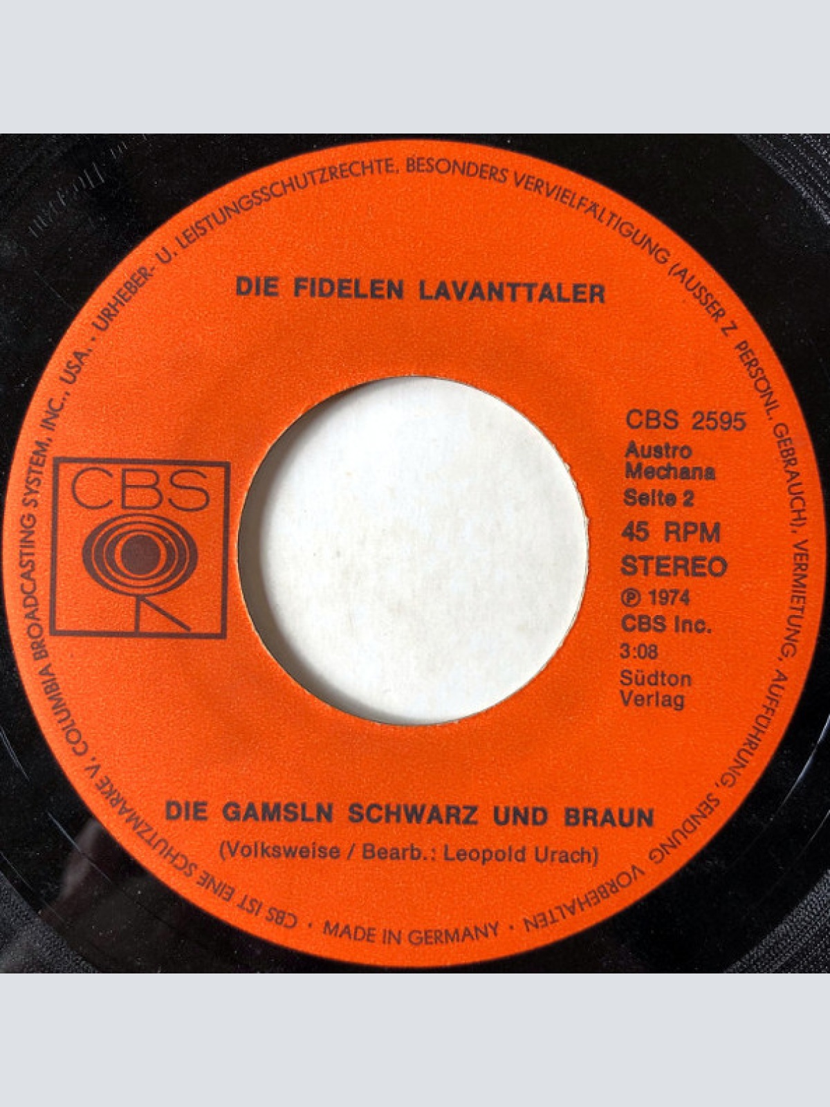 Vinyl / Die Fidelen Lavanttaler - Ich Tanze Gern