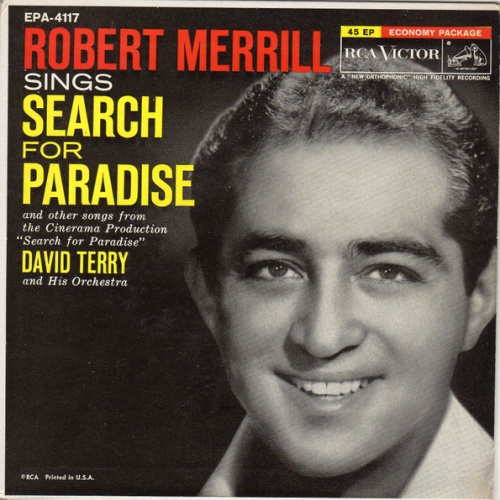 Vinyl / Robert Merrill, David Terry And His Orchestra - Search For Paradise