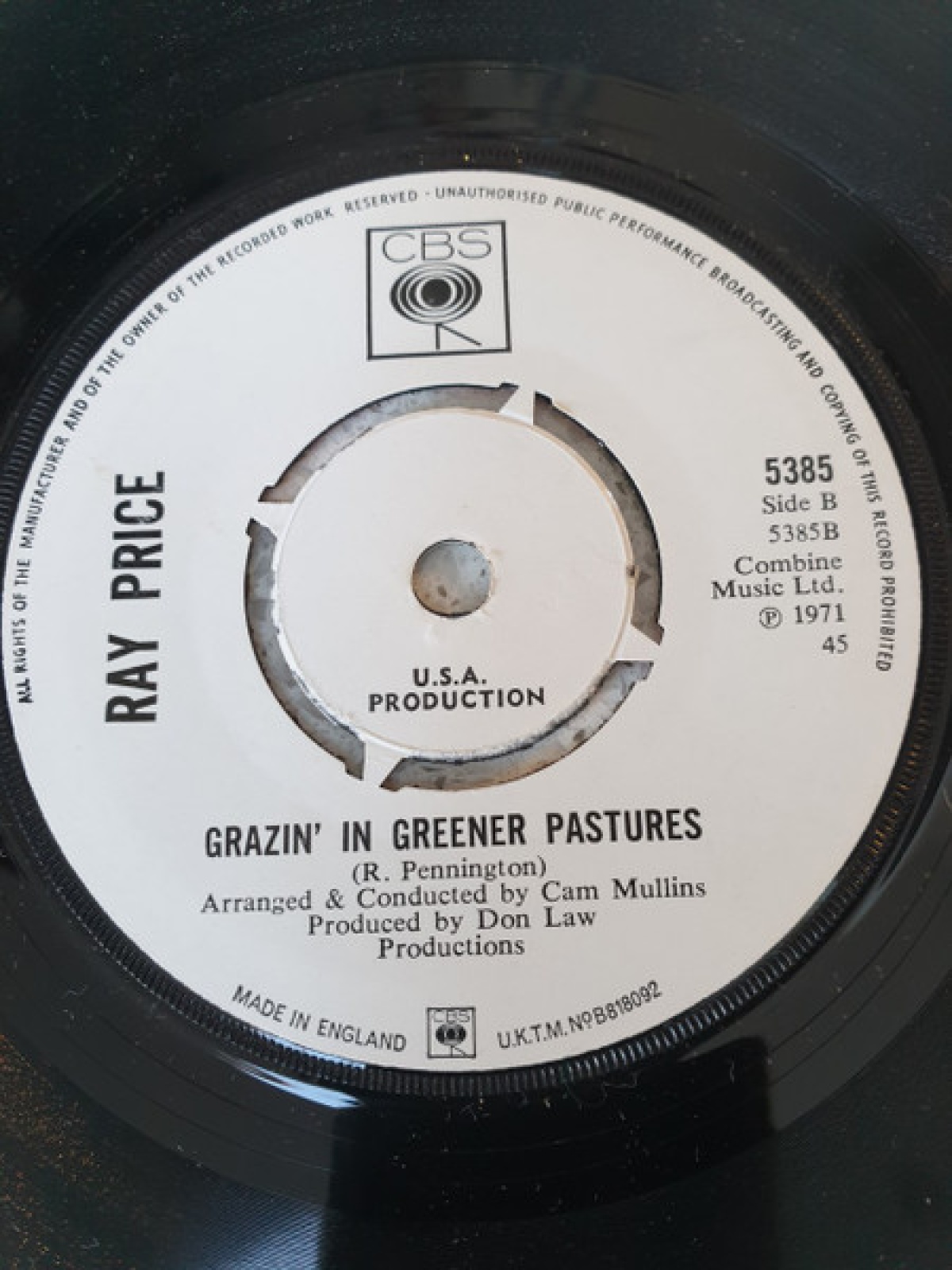 Vinyl / Ray Price - For The Good Times