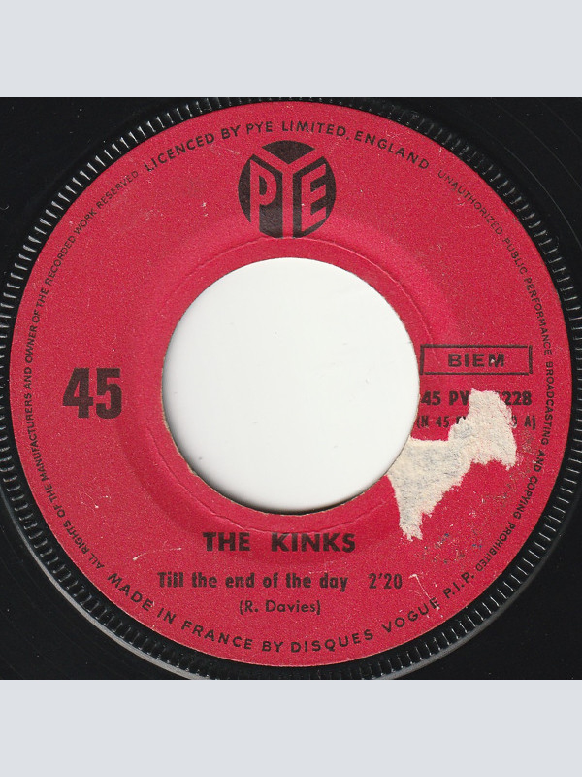 Vinyl / The Kinks - Till The End Of The Day