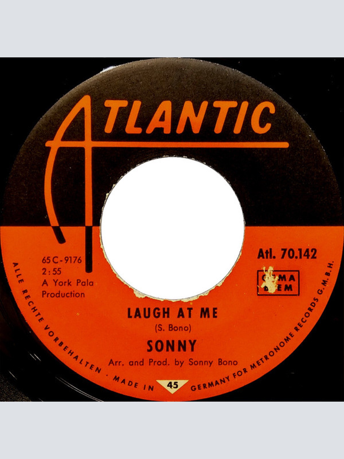 Vinyl / Sonny* / Sonny's Group - Laugh At Me / Tony