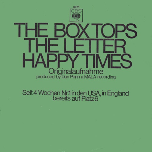 Vinyl / The Box Tops* - The Letter / Happy Times