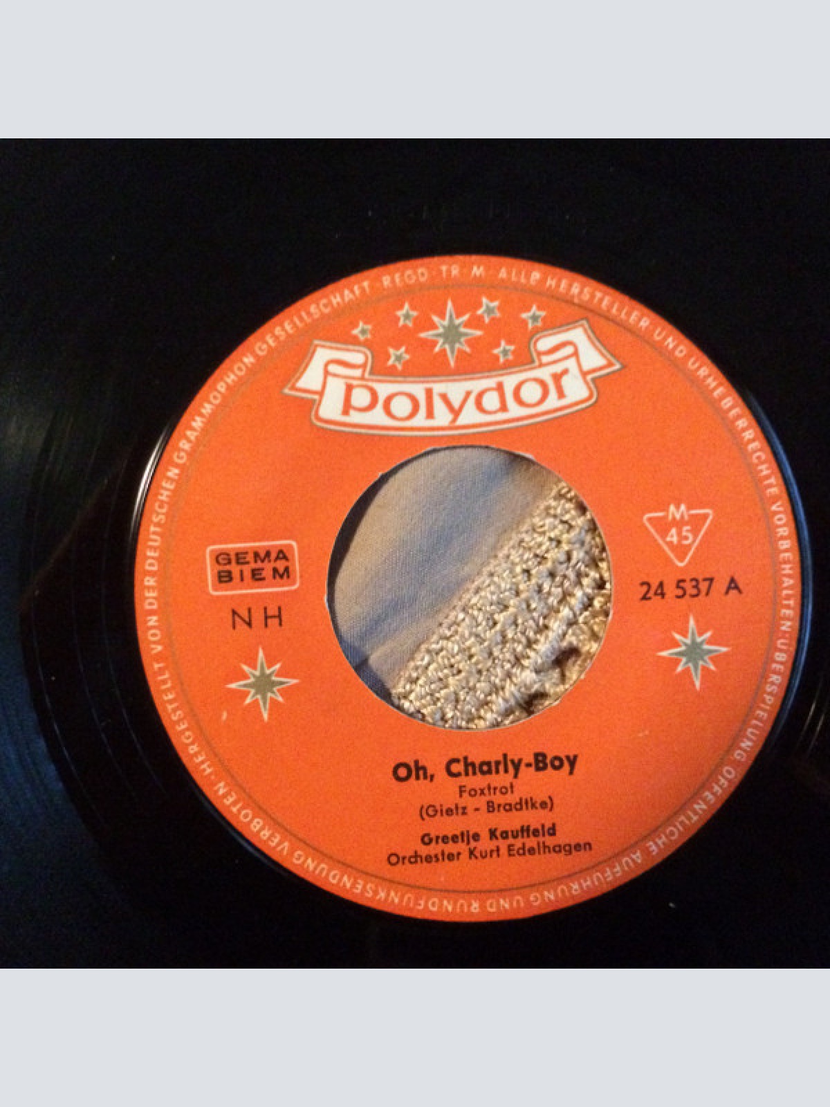 Vinyl / Greetje Kauffeld - Oh Charly-Boy / Ruf An