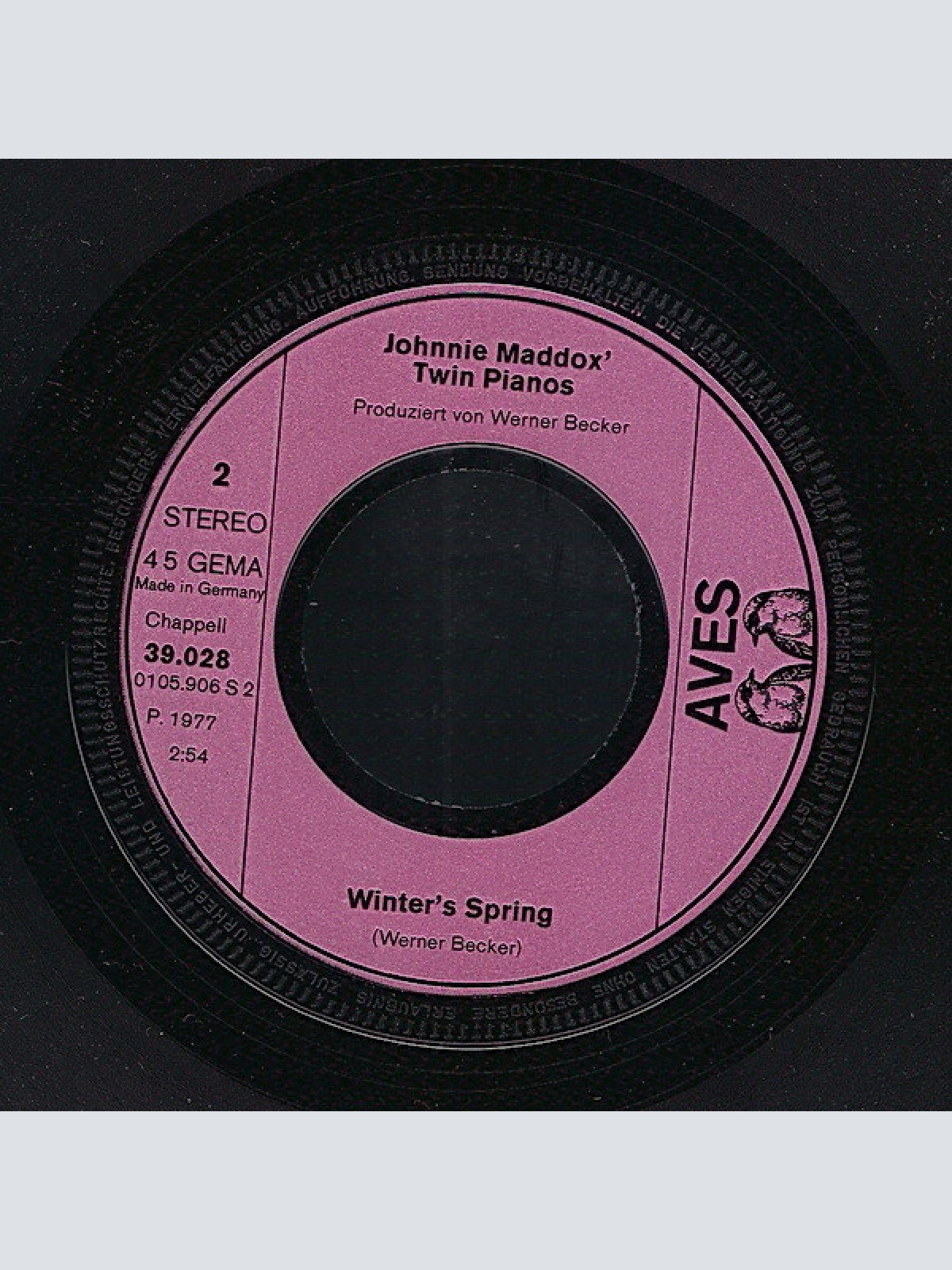 Vinyl / Johnnie Maddox Twin Pianos - Disco Eliza