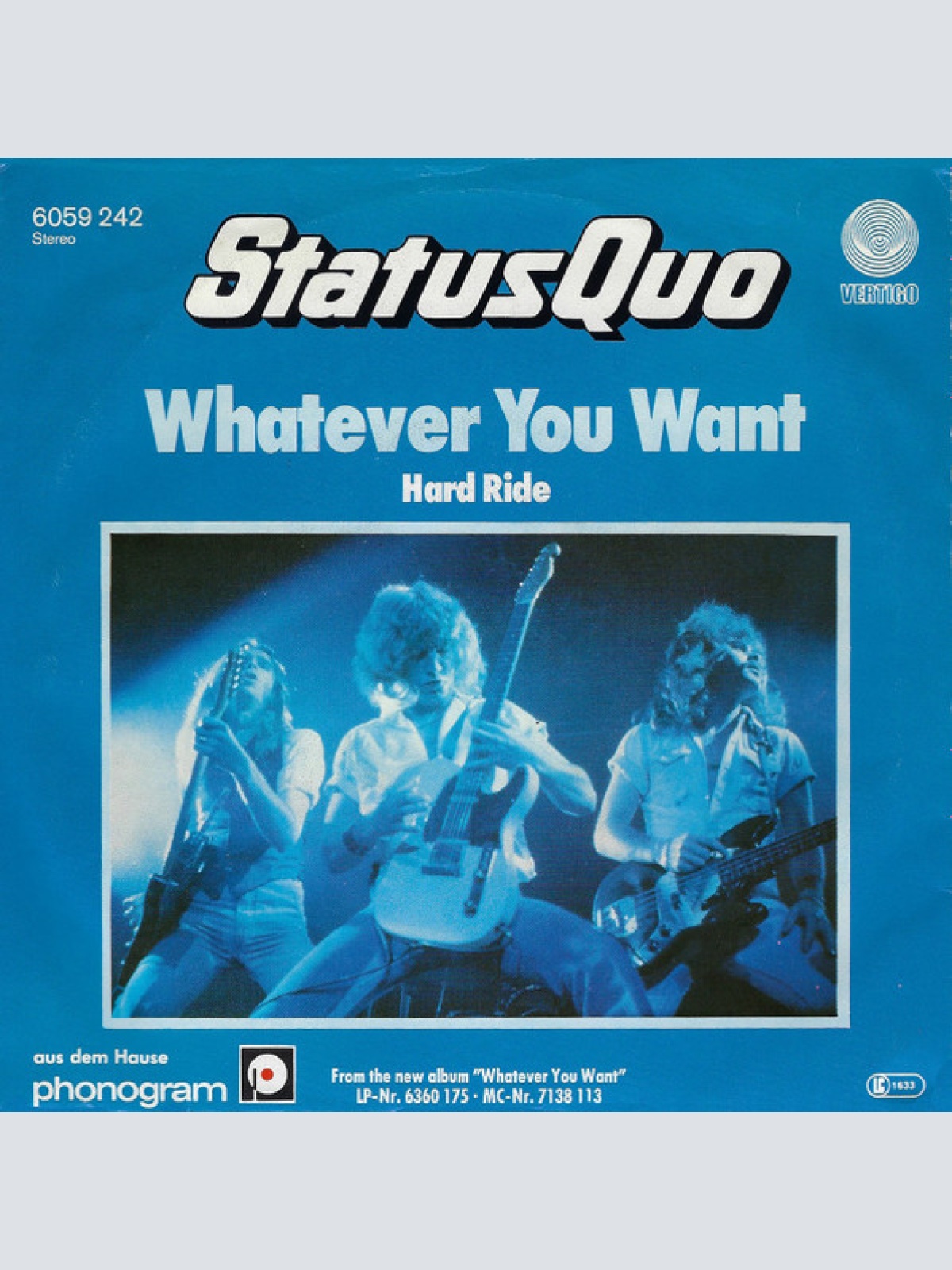 Vinyl / Status Quo - Whatever You Want