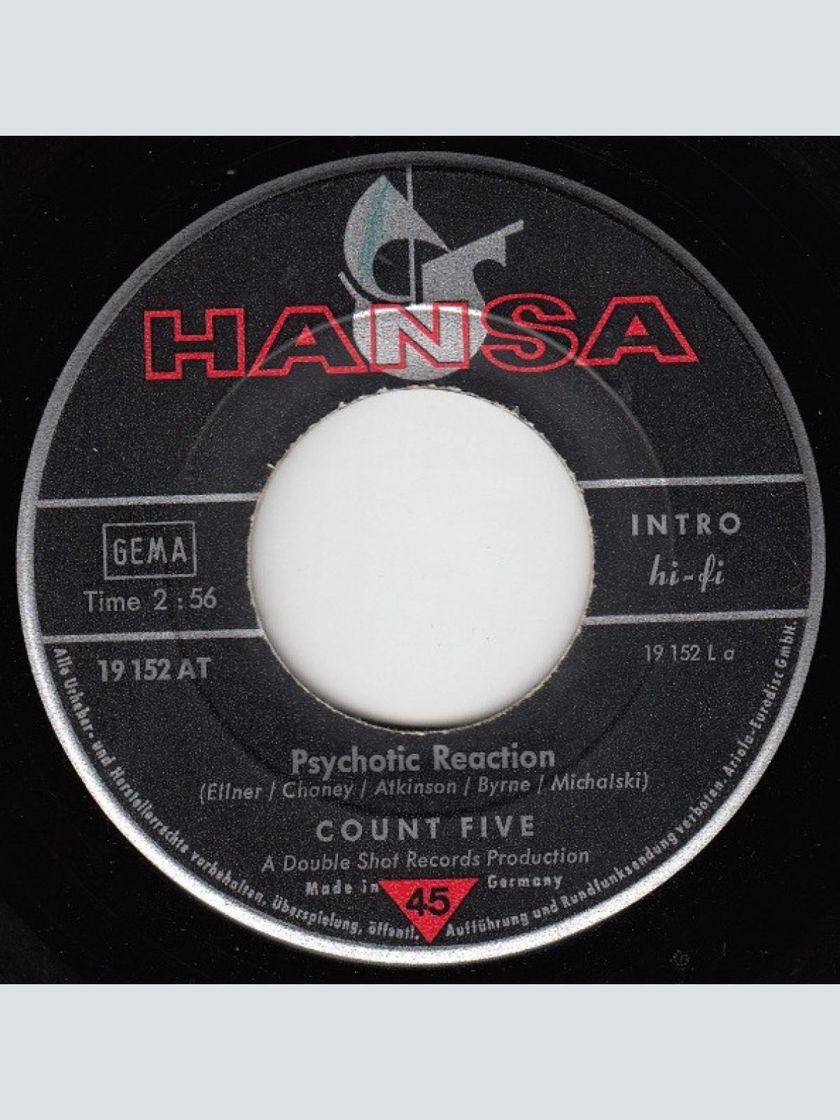 Vinyl / Count Five - Psychotic Reaction