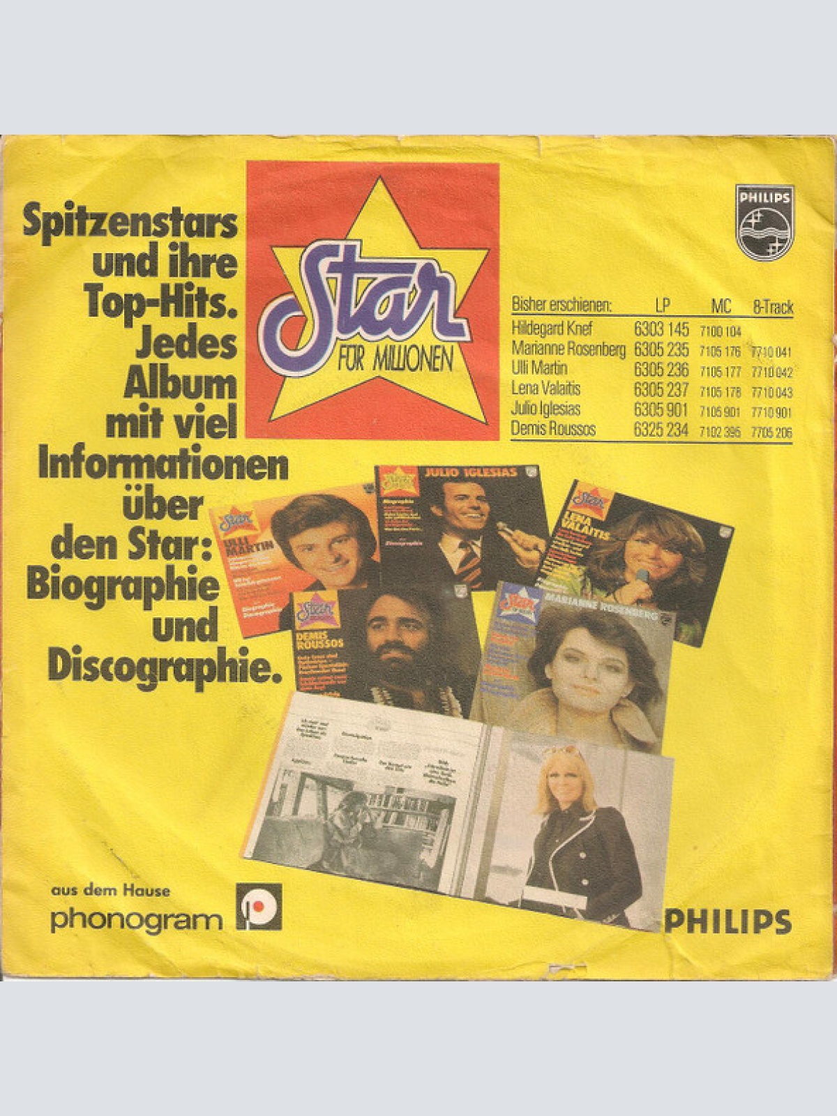 Vinyl / Marianne Rosenberg - Ich Bin Wie Du