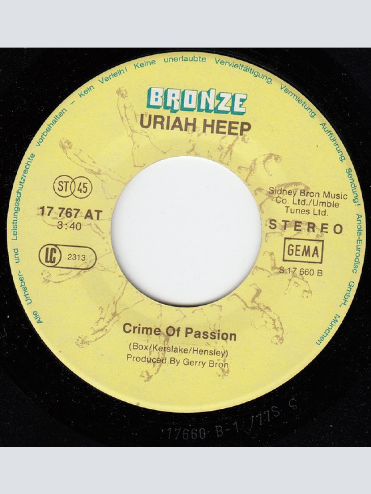 Vinyl / Uriah Heep - Sympathy