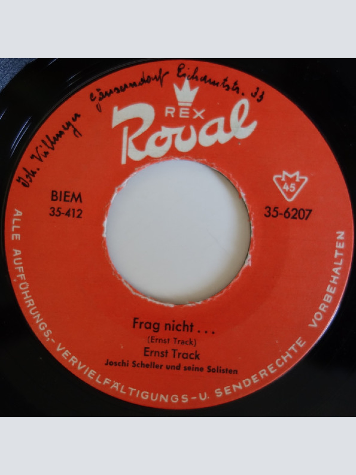 Vinyl / Ernst Track - Eins, Zwei, Drei Und Vier