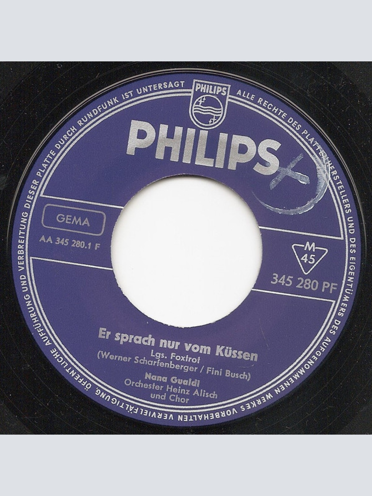 Vinyl / Nana Gualdi - Er Sprach Nur Vom Küssen / Es Wird Einer Kommen