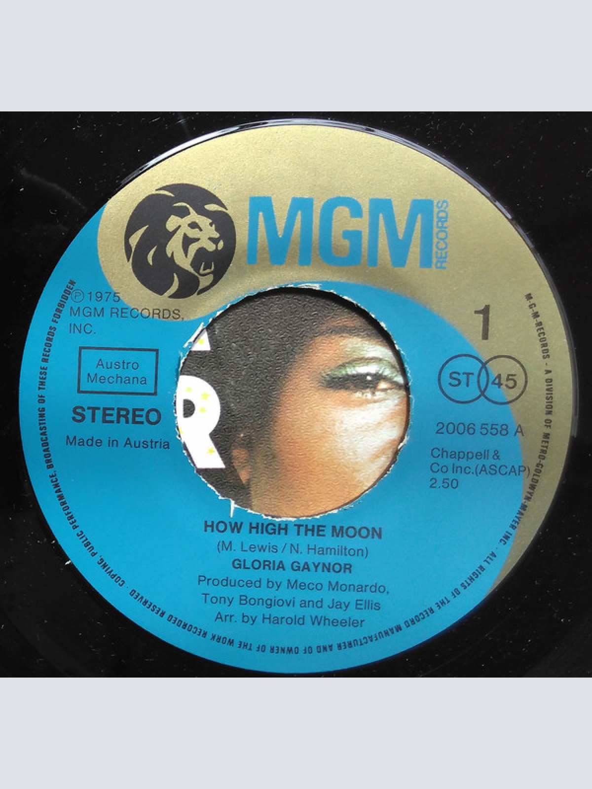 Vinyl / Gloria Gaynor - How High The Moon / My Man's Gone