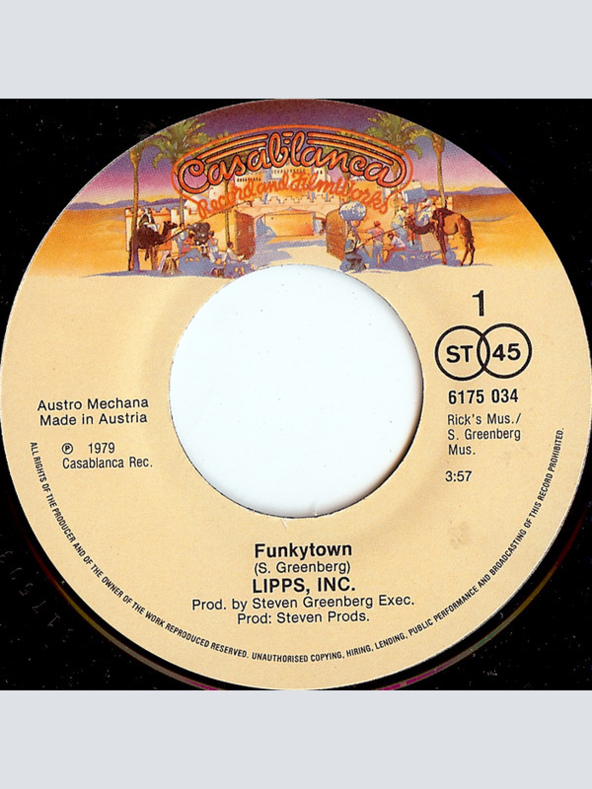 Vinyl / Lipps, Inc. - Funkytown