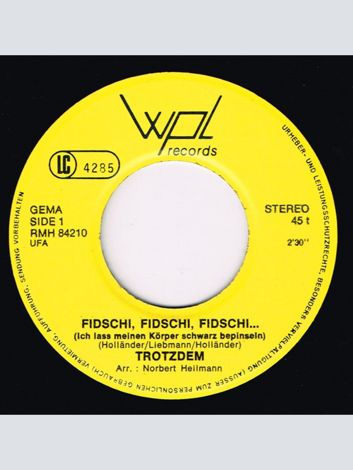 Vinyl / Trotzdem - Fidschi, Fidschi, Fidschi / Ab In Die Neue Dimension