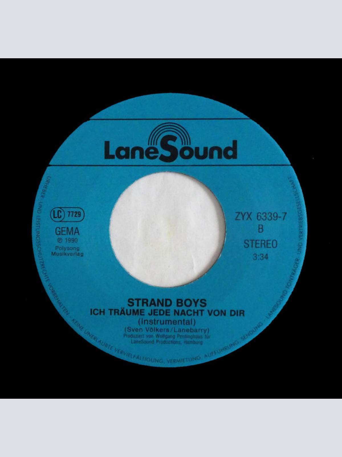 Vinyl / Strand Boys - Ich Träume Jede Nacht Von Dir